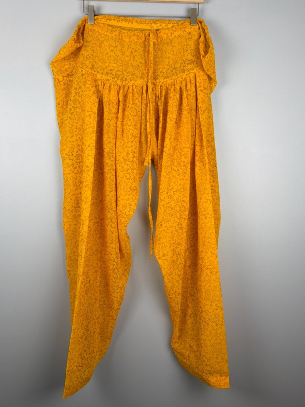 Handmade Harem Pants Womens Free Size Drawstring Swim Beach Sheer Coverup Pool